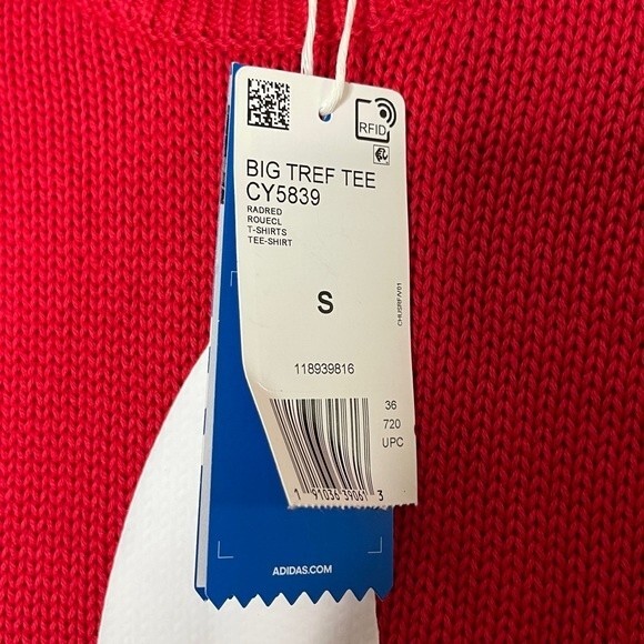 Adidas Women’s Big Trefoil CY5839 Sweater Shirt Sz S - Picture 3 of 4